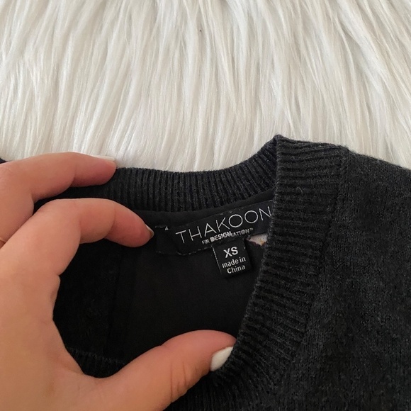 Thakoon Black Blouse with Floral - Picture 2 of 4